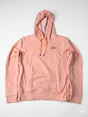 Under Armour Threadborne Fleece Hoodie | Pink | Size MD